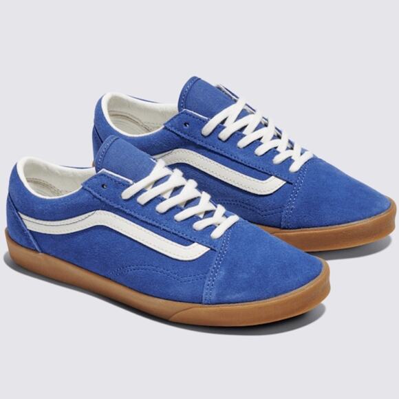 Vans Shoes - NEW VANS BLUE SUEDE OLD SKOOL LOWPRO SNEAKERS SZ M 6.5 W 8